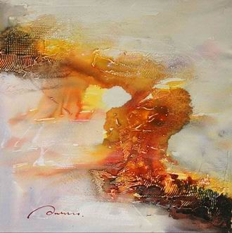 Abstract Color oil painting